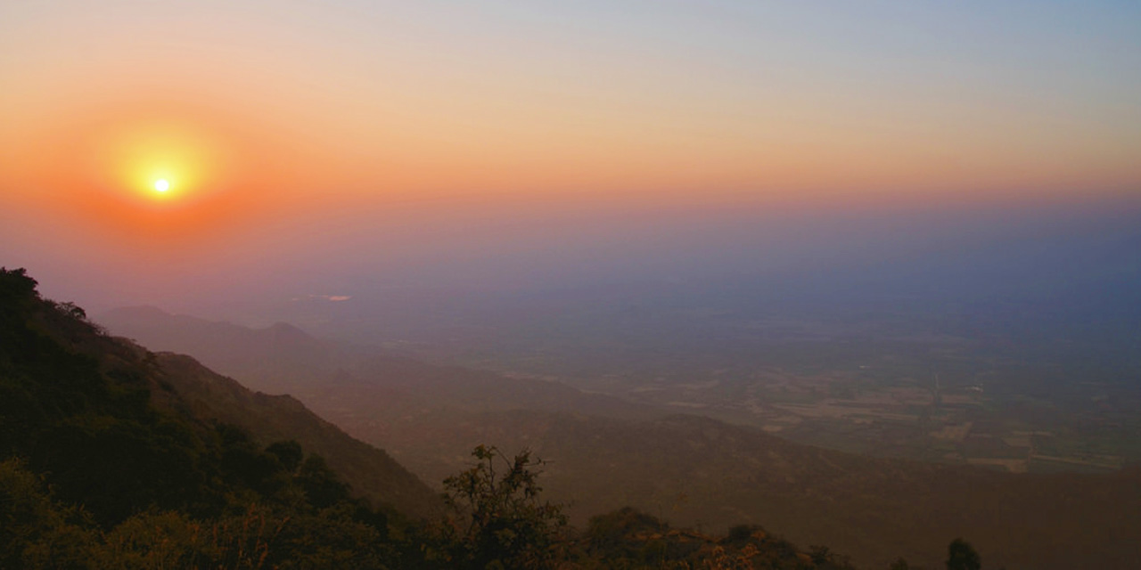 Sunset point, famous places in Mount Abu